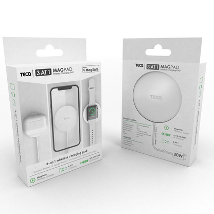 TECQ MAGPAD 3 AT 1 Wireless Charging Pad