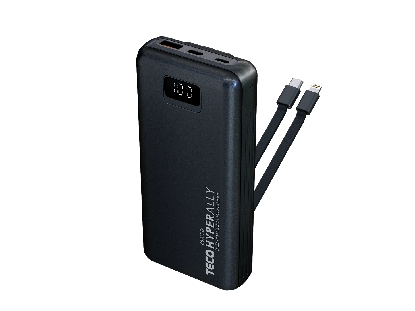 TECQ HYPER ALLY 20000mAh 65W Build-in cable Powerbank