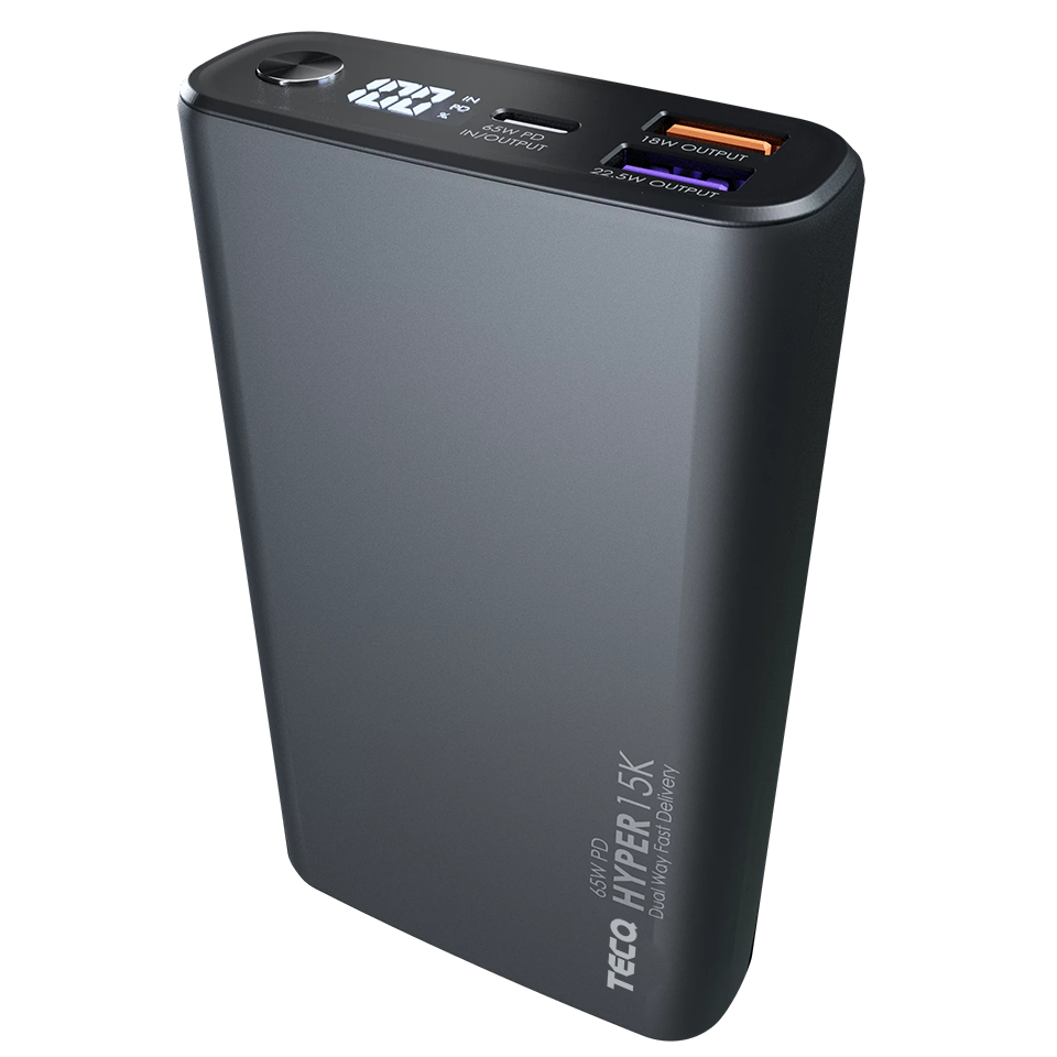 TECQ Hyper15K 15000mAh 65W PD Powerbank