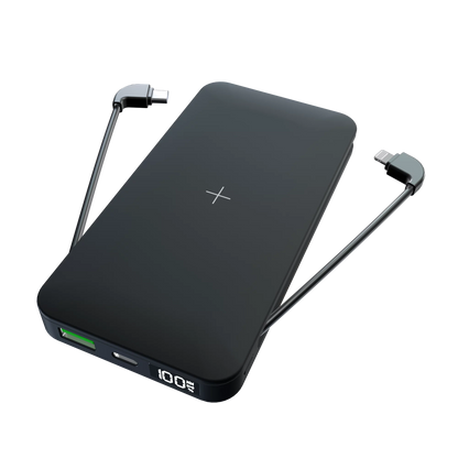 TECQ@ ALLY DELIVERY MFI Built-in PD Cable wireless 10000mah powerbank