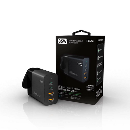 TECQ 85W Thunder Cube 3.0 4port charger