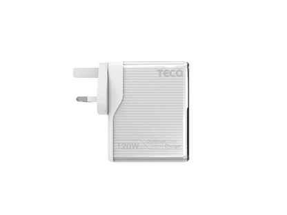 TECQ 120W Optimum GaN 4USB Travel Charger