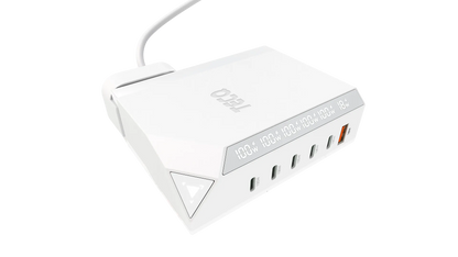 EXINNO+ 180W Real-time Wattage Panel 6Ports USB Charger