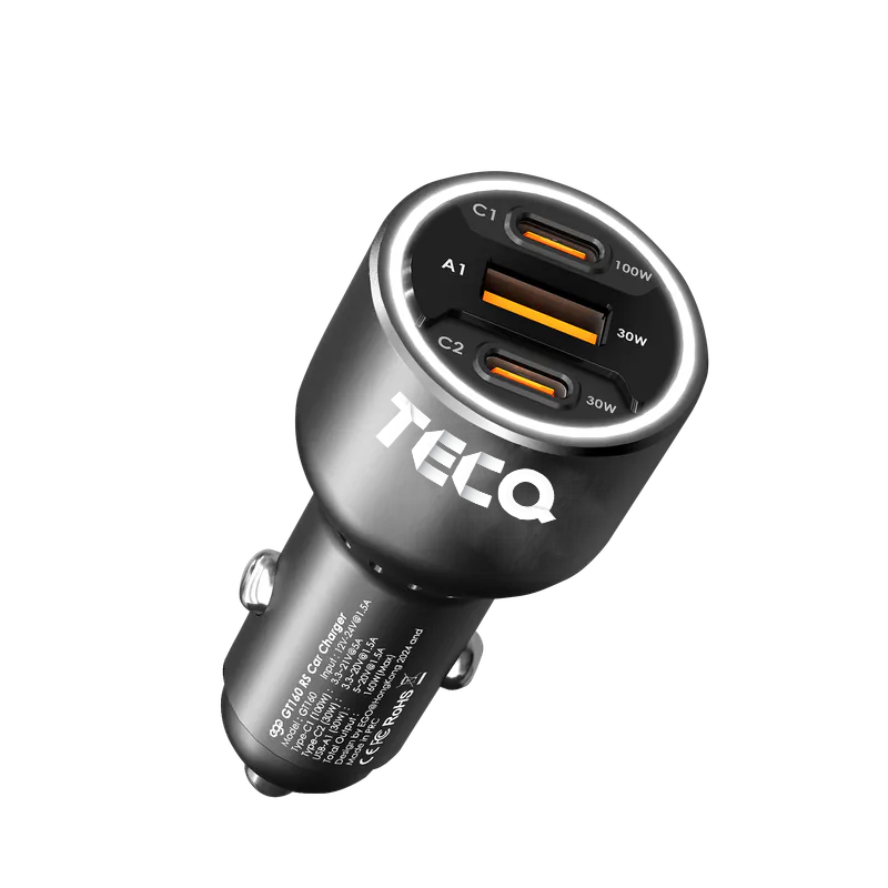 TECQ GT160 RS 3USB Car Charger