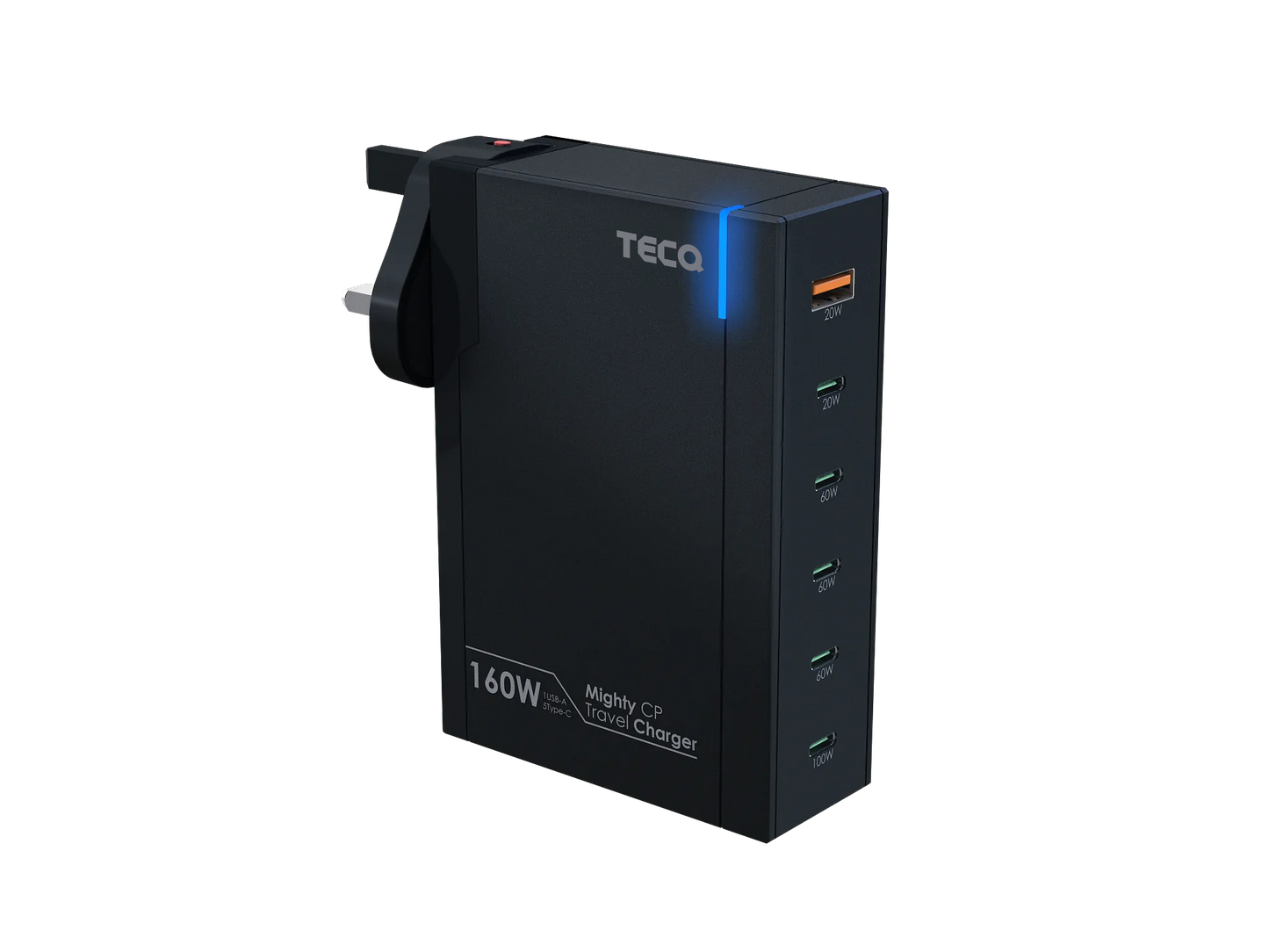 TECQ 160W Mighty 6USB Travel Charger