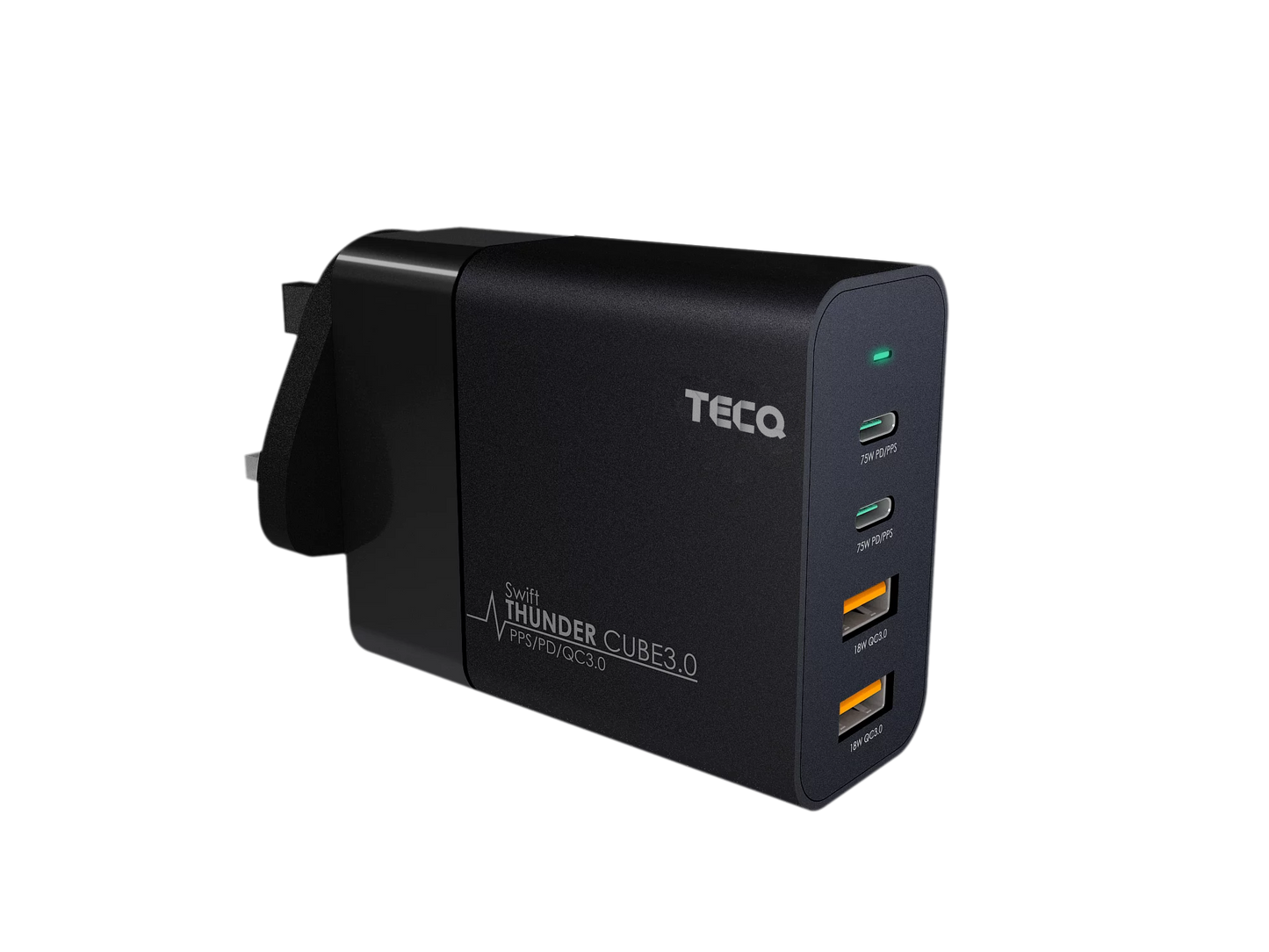 TECQ 85W Thunder Cube 3.0 4port charger